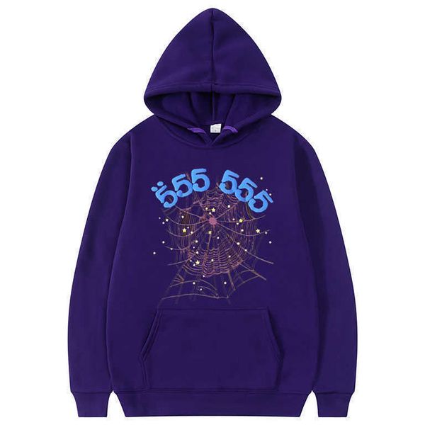 

mens hoodies sweatshirts mens designer sweater sp5der womens hoodie 555555 angel hoodie men women heavy fabric spider web sweatshirts pullov, Black