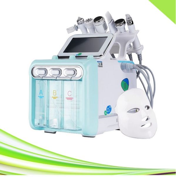 

7 in 1 hydro microdermabrasion skin rejuvenation aqua peel water dermabrasion machine salon portable pdt led light therapy white oxygen jet