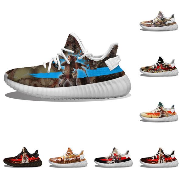 

anime customs shoes diy designer customized mens womens sneakers running jogging walking sports ultra-light mesh shoe cartoon characters eur