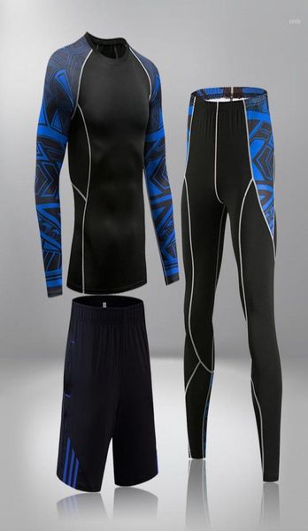

men039s thermal underwear men running suit sports mma compression sportswear male bodybuilding tshirt pants training large siz5914364, Black;white