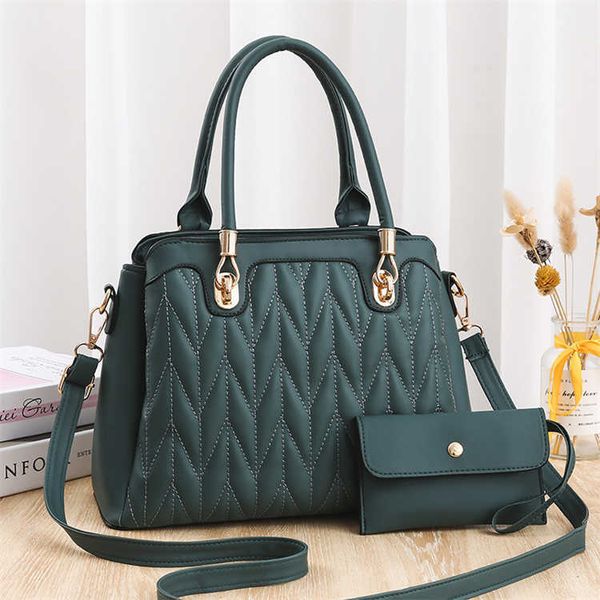 

2022 new set bags arrival unique woman ladies handbag pu leather