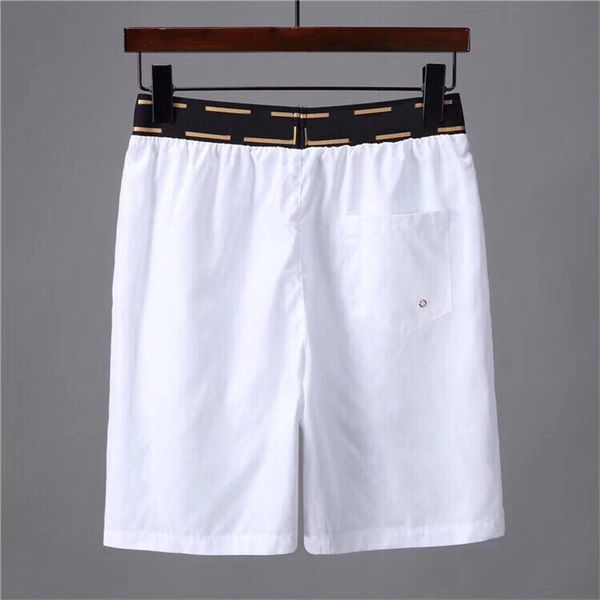 

brand designer shorts mens shortss athletic summer fashion street wear quick drying swimsuit printed board beach pants black white size m, White;black