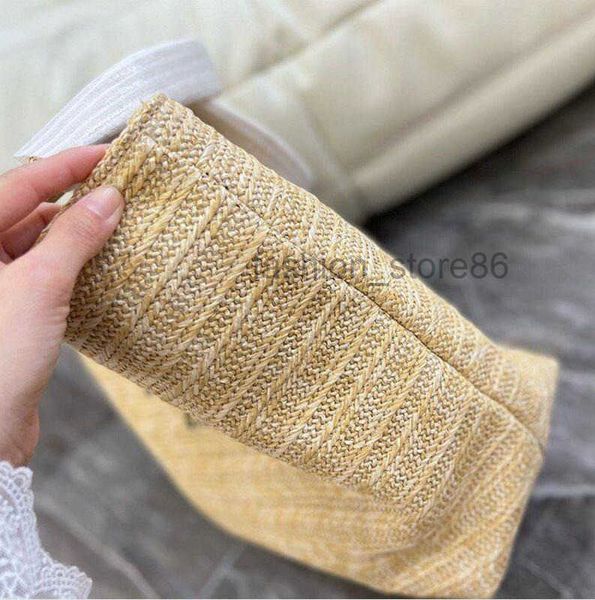 

designer bags lafite straw sunshine beach bag women shoulder tote bag shopping travel totes hand crochet large capacity wallet hardware 2p9r