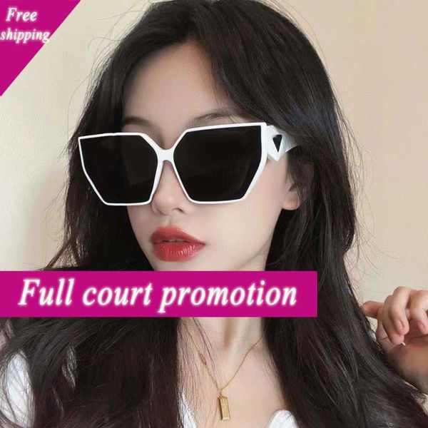 

designer sunglasses p's new net red star with the same type of plate versatile korean ins style women's pr82ws, White;black