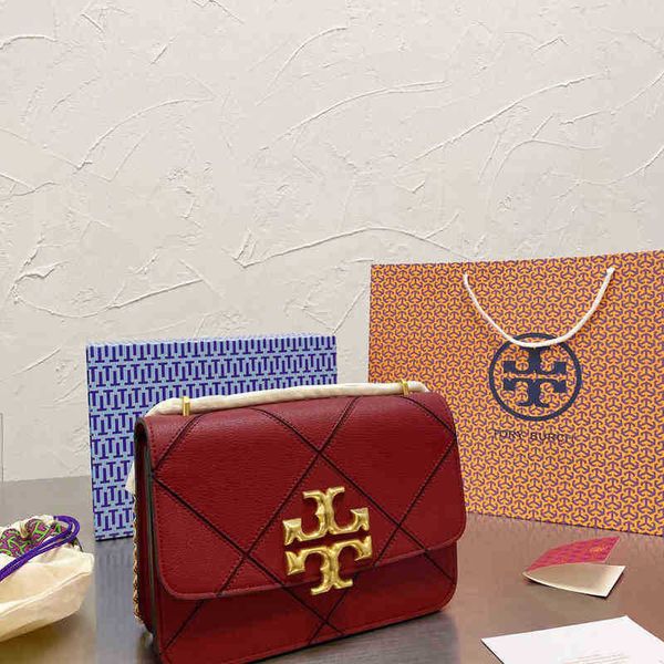 

torysburchs handbag designer women's bag big beancurd cowhide show one slanting chain leather flap small square shoulder crossbody