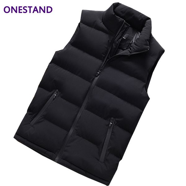 

men's down parkas sleeveless jacket winter ultralight vest male slim s warm waistcoat pocket black coat zipper windproof men 221123