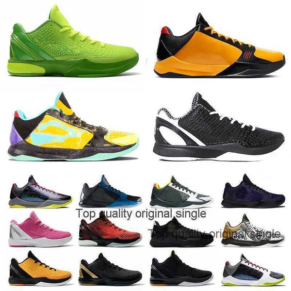 

basketball shoes men shoe sports sneakers lakers bruce lee big stage chaos prelude metallic gold rings mamba zoom 5 6 protro what if size