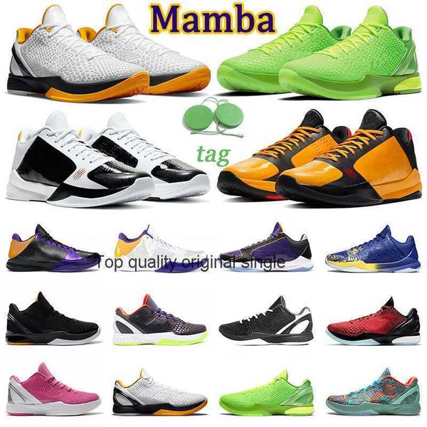 

basketball shoes mens trainers sports sneakers white alternate bruce lee blackout lakers purple mamba men 6 protro grinch del sol mambacita