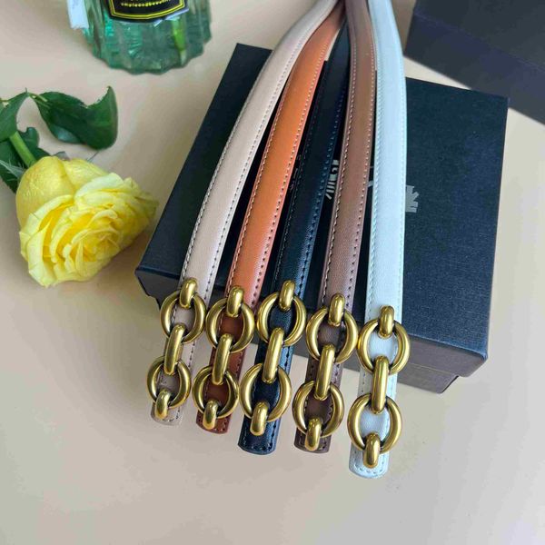 

luxury designer women belt classic vintage 1.5cm smooth buckle dress thin belts multicolor choices as gifts, Black;brown