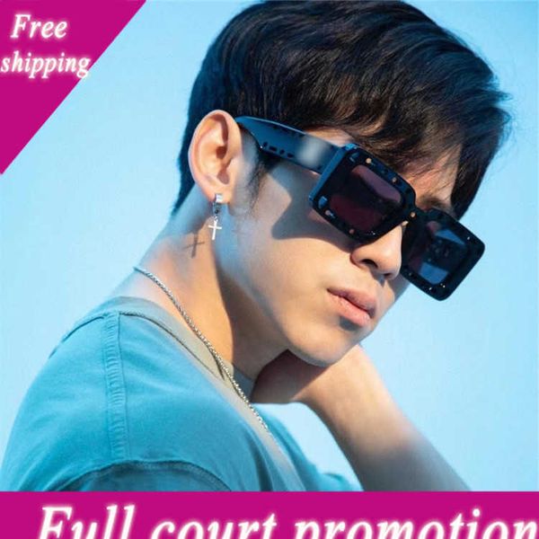 

designer sunglasses 50%off1 new fashion trendsetter white sunglasses hollow out design box oeri025, White;black