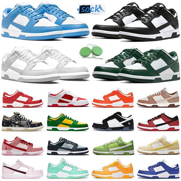 

men womens running shoes outdoor casual skate sneakers panda white black unc blue grey fog pn kermit syracuse candy vintage green sail tripl