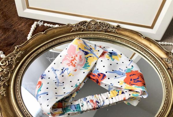 

women sweatband luxury designer elastic headbands women classic chic real silk soft sil flower hair bands for ladies girl retro tu9578940, Yellow;black