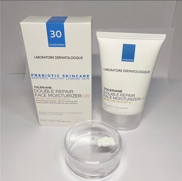 

brand cream prebiotic skincare toleriane double repair face moisturizer cream and sunscreen uv 75ml