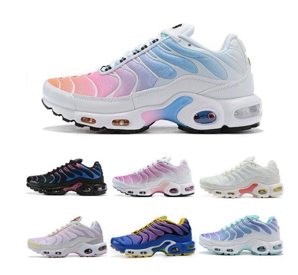 

a1 2023 tn plus running shoes mens black white hyper jade royal sunset orange yellow university blue metallic teal breathable sneakers sport
