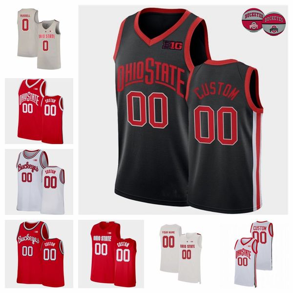 

ohio state buckeyes basketball jerseys harrison hookfin seth towns jimmy sotos kyle young e. j. liddell cedric russell malaki branham joey b, Black