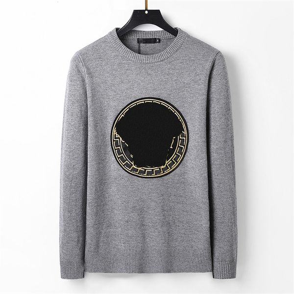 

brand mens designer sweater black gray blue pullover luxury christmas fashionable europe and america long sleeve cashmere mens women sweater, White;black