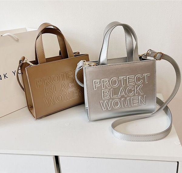 

evening bags pu leather shopping hand bag handbag women large capacity protect black people tote shoulder shopper bag female