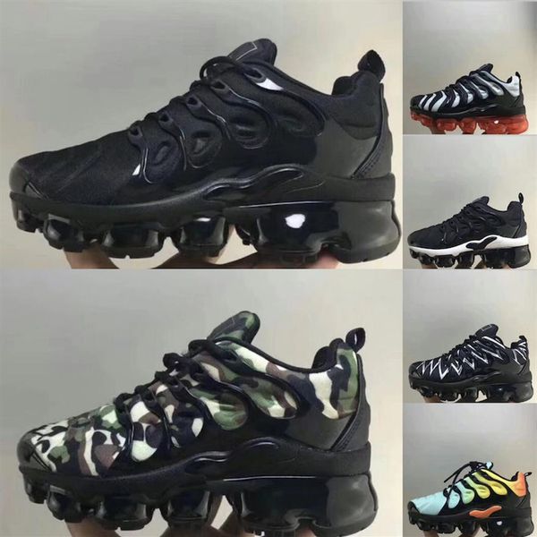 

2019 kids baby plus tn boy girl shoe for children classic parent-child athletic outdoor mix sneaker black casual shoe349i