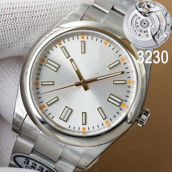 

7 styles clean factory mens luxury watches v11 automatic mechanical silver case sapphire glass datejust eta3230 waterproof watch 904l origin, Slivery;brown