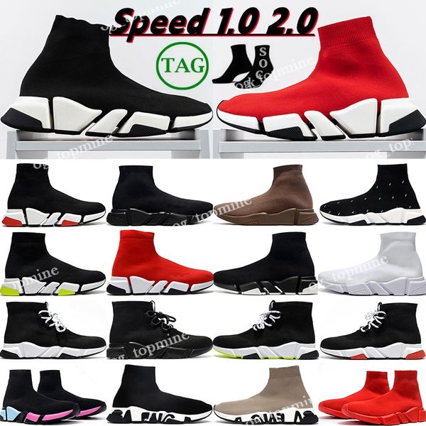 

shoe balencigas runner designer 2.0 casual socks shoes 1.0 mens trainer woman sneaker shiny knit speed master paris embossed womens platform