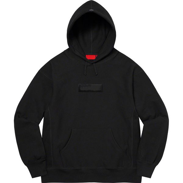 

21fw box sweatshirt men women hoodie elbow high street fashion long sleeve pullovers jumpers homme clothes #36, Blue;black
