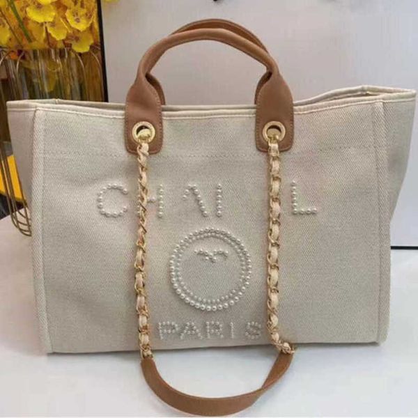 

luxury women's classic evening bags ch brand canvas handbag fashion pearl beach hand bag designer female large backpack small packs por
