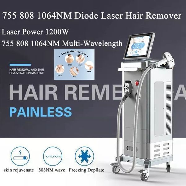 

professional diode laser 755 808 1064 hair removal machine super 808 epilation permanent fast no pain skin rejuvanation insturment beauty sa, Black