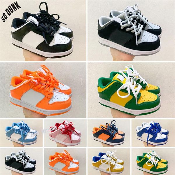 

kids sb skateboard shoes orange dairy cow john's black white brazil coast syracuse boys girl toddler sports trainer 26-352614