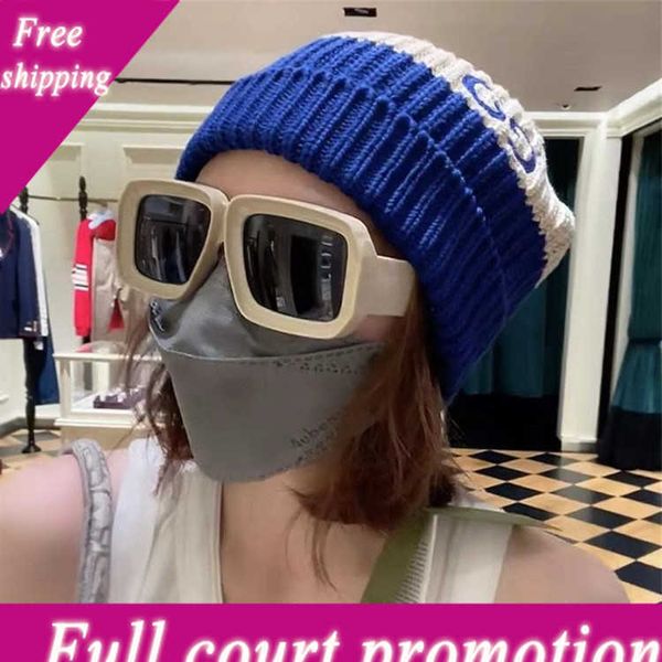 

designer sunglasses luo yijia's new fashion square sunglasses star same lw40080u belt box, White;black