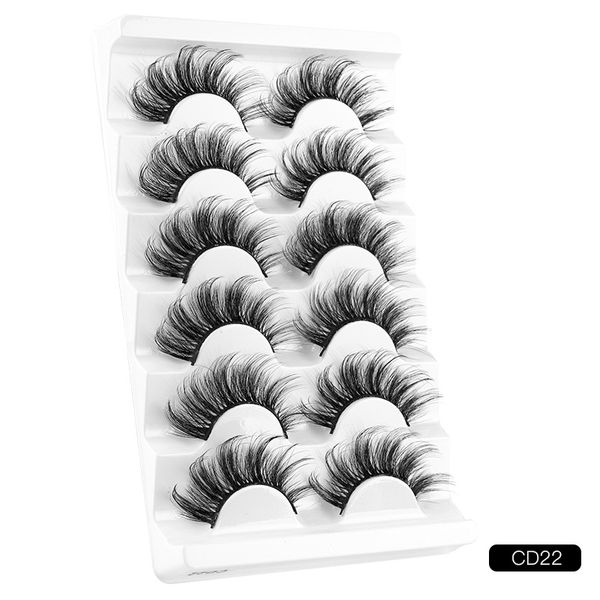 

light soft thick false eyelashes extensions messy crisscross reusable handmade multilayer curly fake lashes natural and delicate strip eyela
