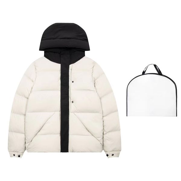 

2022 new down jacket men puffer jackets casual women winter jackets luxury brand coat thick downs womens feather windproof outerwear streetw, Black