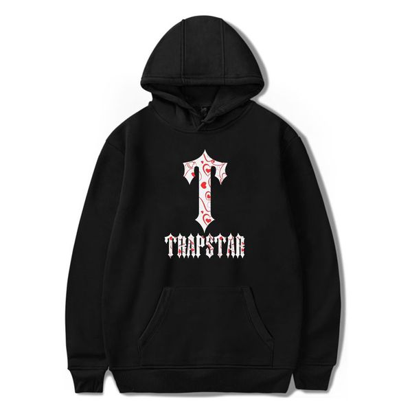 

2023 men's hoodies designer trapstar love new logo print couple clothing hoodie classic autumn and winter men/women long sleeve sweats, Black
