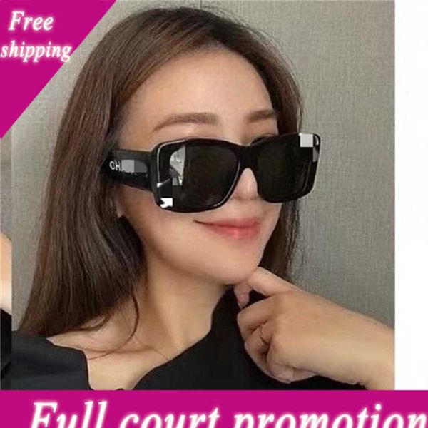 

designer sunglasses 22a xiaoxiang 71474 printed ins square lens letter net red 71472, White;black