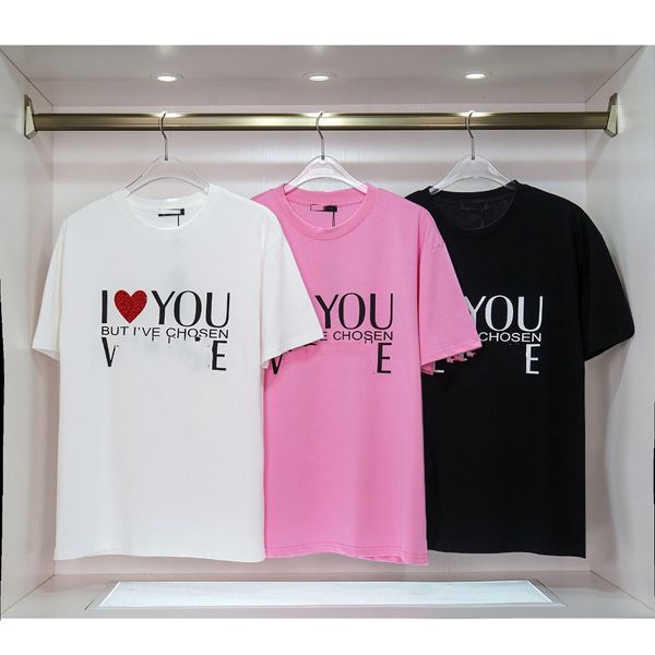 

fashion men's t shirts mens women designers t-shirts tees apparel letter shirt luxurys clothing street shorts sleeve couple's loo, White;black