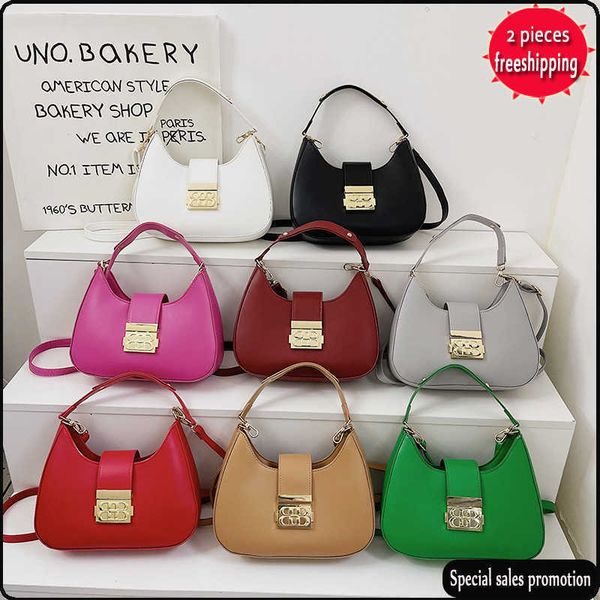 

designer bags popular one shoulder underarm bag 2022 autumn fashion versatile crossbody high grade foreign style handbag