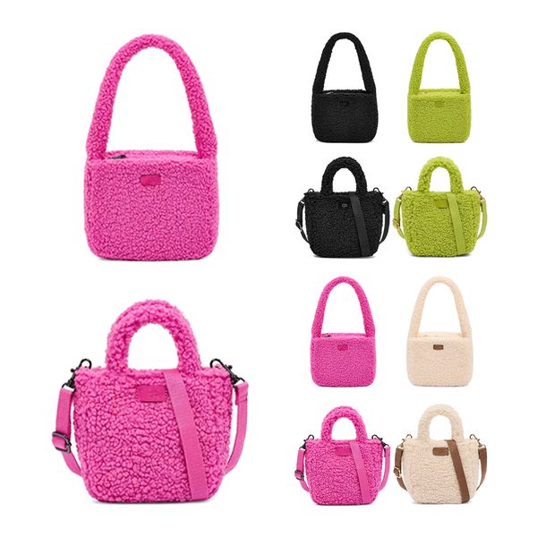 

luxury mini ugg lambswool fleece tote satchel bags womens wallets mens designer fashion sherpa adeline malibel shoulder strap teddy handbags