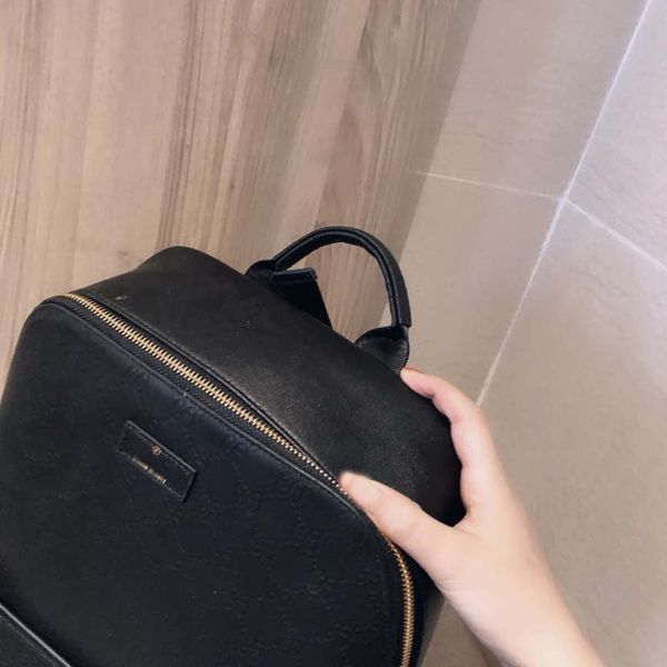 

2022 designer high-capacity backpack shoulder bags online shop black cowhide tote bag for women large capacity soft leather