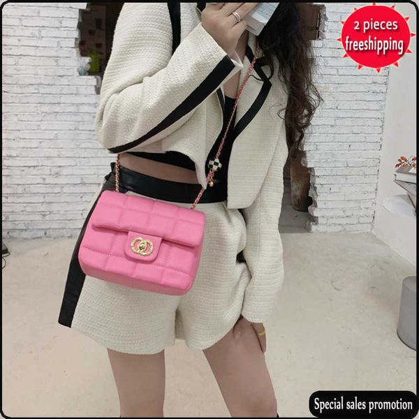 

designer bags autumn and winter 2022 new women's bag little golden ball square fat man diamond chain large capacity one shoulder crossb