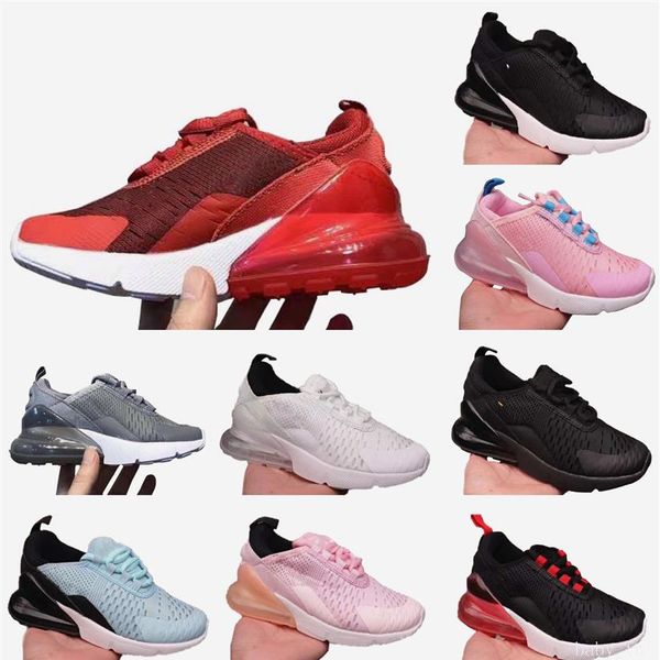 

2021 rainbow kids shoes for boys girls baby children white blue grey casual sneakers size 22-35287w, Black