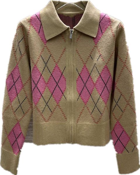 

women's sweater 2 fashion brand autumn and winter new heavy stand collar cardigan, White;black