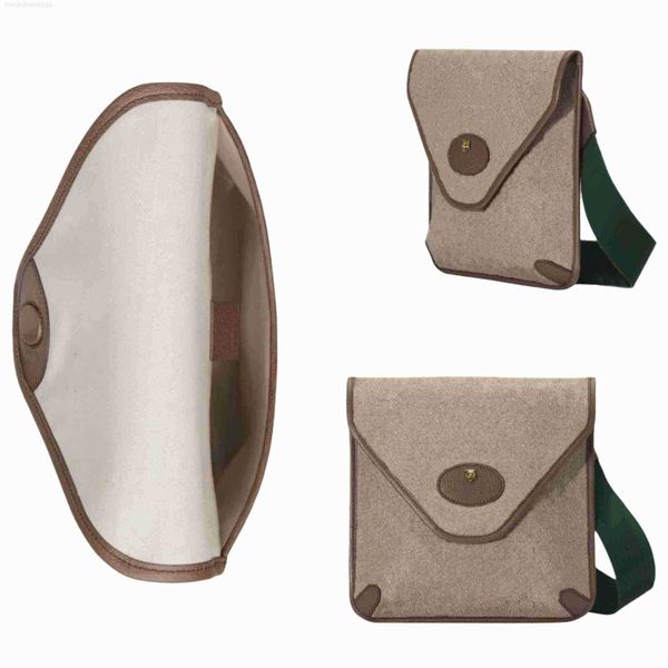 

2023s medium luxury designer shoulder bags women's handbags tiger head wallets men's cross body bag briefcases 2 colours famous de