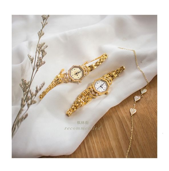 

women s watches women s watch french romantic simple luxury retro bracelet little woman temperament lady 221024, Slivery;golden