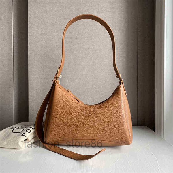 

polene new armpit bag crescent lychee grain cowhide portable one shoulder messenger women's bs9f of8u