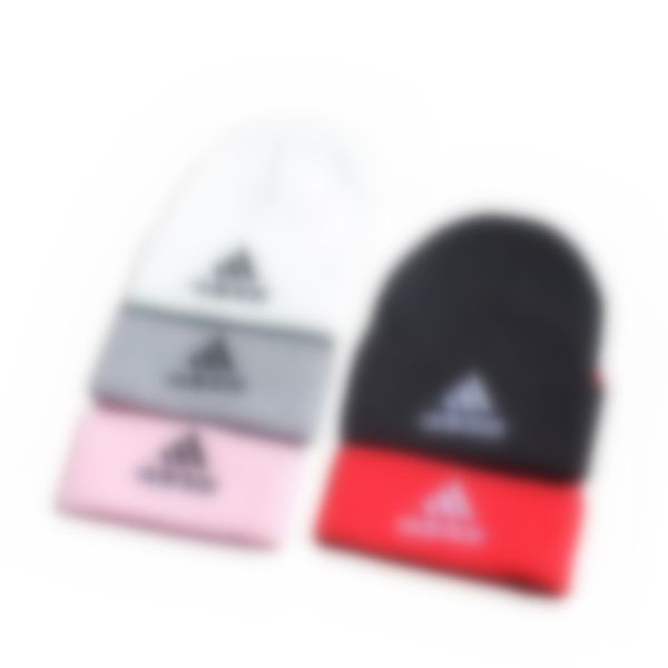 

fashion designer mens beanie hat winter hat solid color letter outdoor woman beanies bonnet man head warm cashmere knitted skull cap trucker, Blue;gray