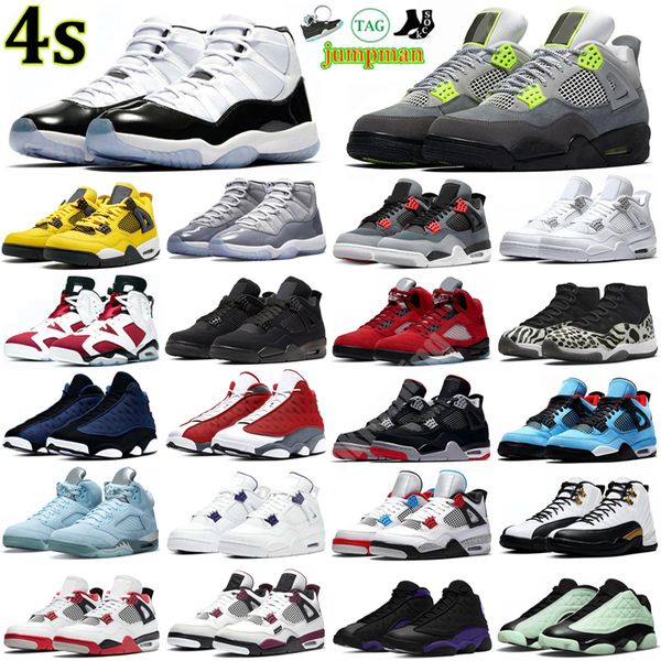 

jumpman 4 5 6 12 mens basketball shoes military black cat canvas red thunder university blue thunder pink cactus jack men women trainers out