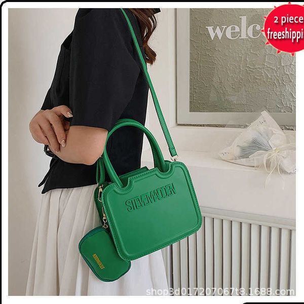 

designer bags 2022 new fashion letter women's foreign style portable single shoulder mother and son leisure msenger small square