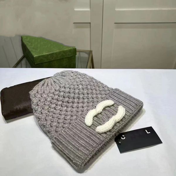 

designer brand men's beanie urinal hat women's autumn and winter new g-letter outdoor fashion trend retro warm keeping versatile k, Blue;gray