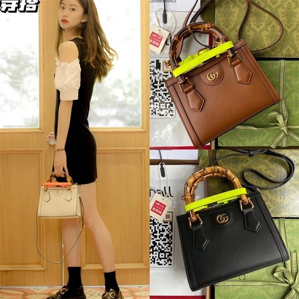 

5a genuine leather famous brand bamboo ladies gg guccie gucci shoulder bags luxury designers women tote beige crossbody handbags totes black, Red;black