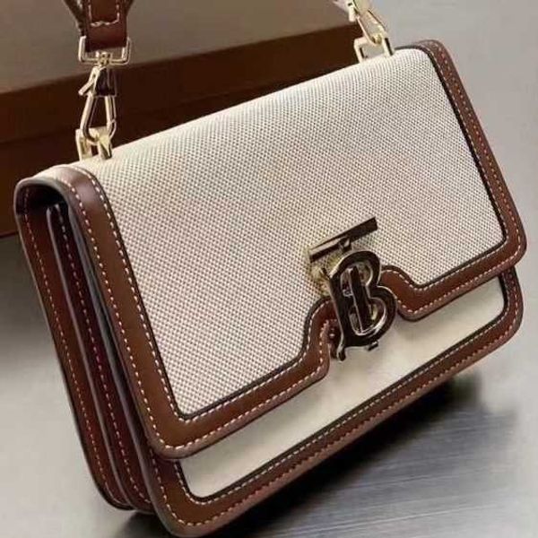 

design money evening bag spring new women's buckle letter wide shoulder belt embroidery canvas flip tofu single shoulder msenger bag fa
