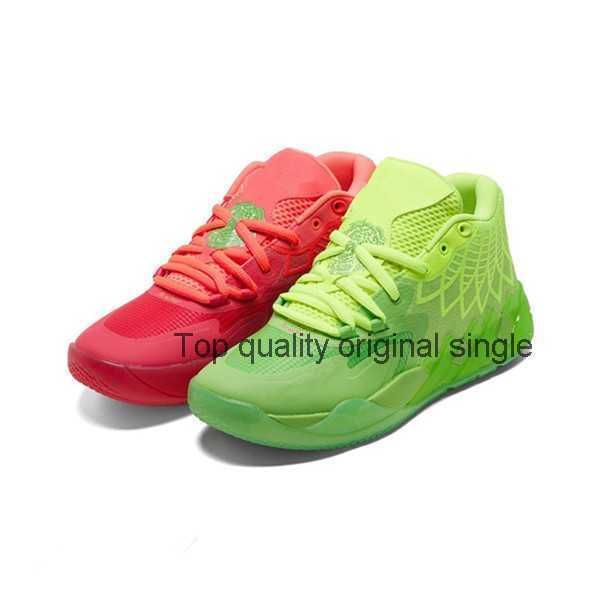 

kids mb1 rick and morty men women basketball shoes for sale queen city black red grey sport shoe trainner sneakers